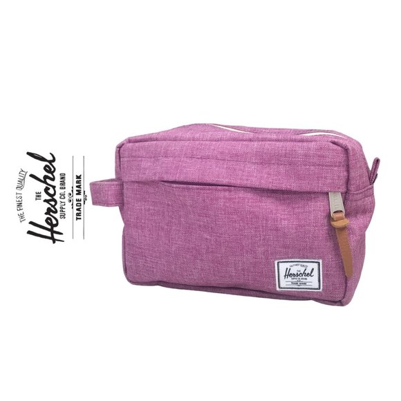 Herschel Supply Company Handbags - HERSCHEL Pink Mauve Chapter 5L Zippered cosmetics Toiletries Case Bag!